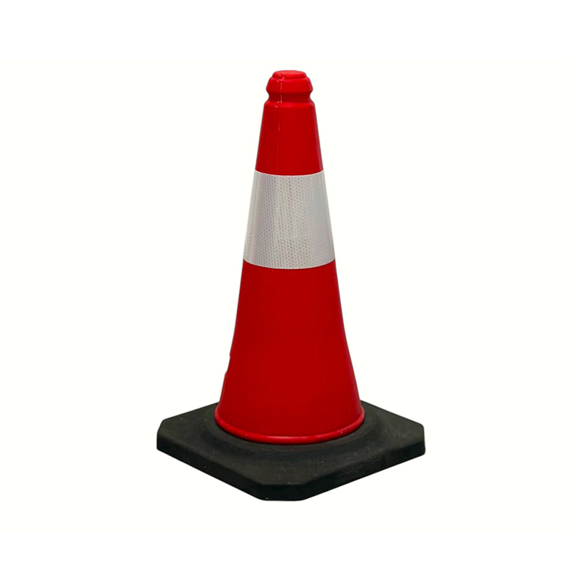 Odblaskowy stożek bezpieczeństwa ruchu drogowego o średnicy 50/75/100 cm z PE do zarządzania drogami Odblaskowy stożek bezpieczeństwa ruchu drogowego o średnicy 50/75/100 cm z PE do zarządzania drogami