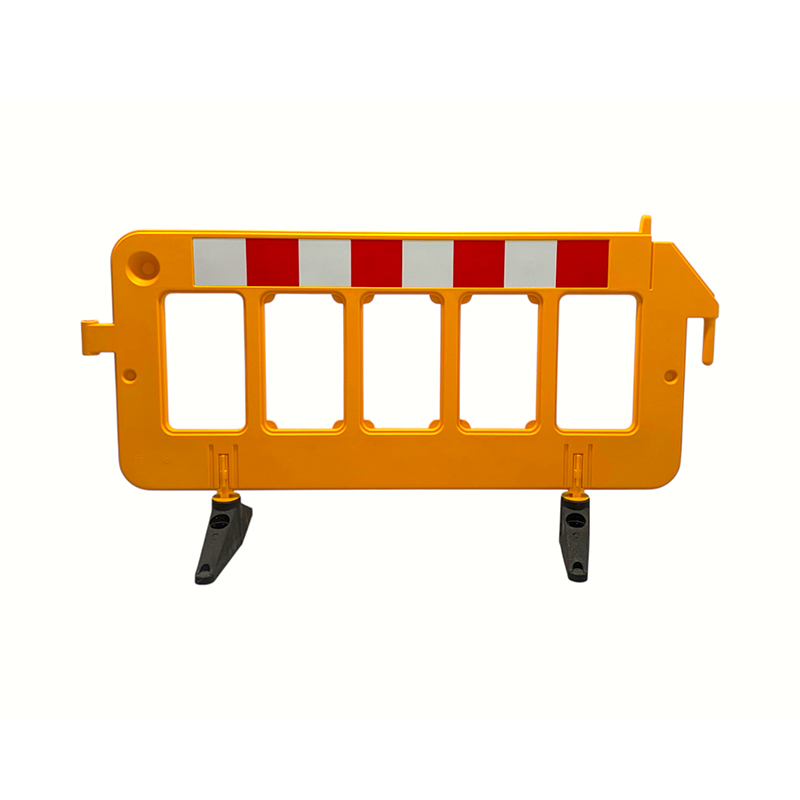 Obrotowa, wytrzymała, zintegrowana, formowana rozdmuchowo, blokująca poręcz dla pieszych