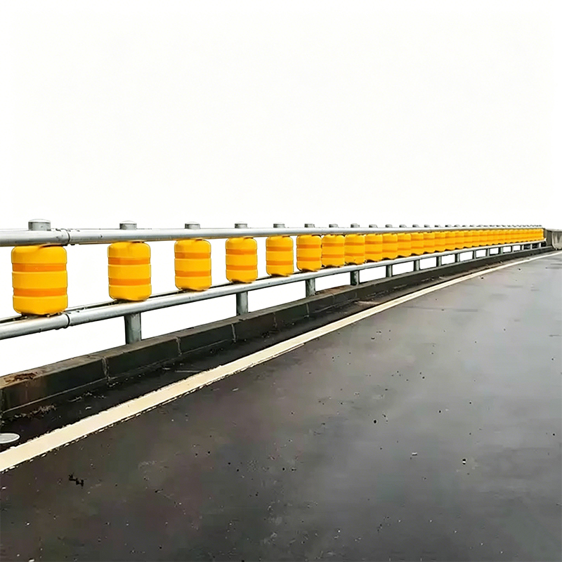 Absorbująca energię bariera rolkowa autostradowa do ostrych zakrętów