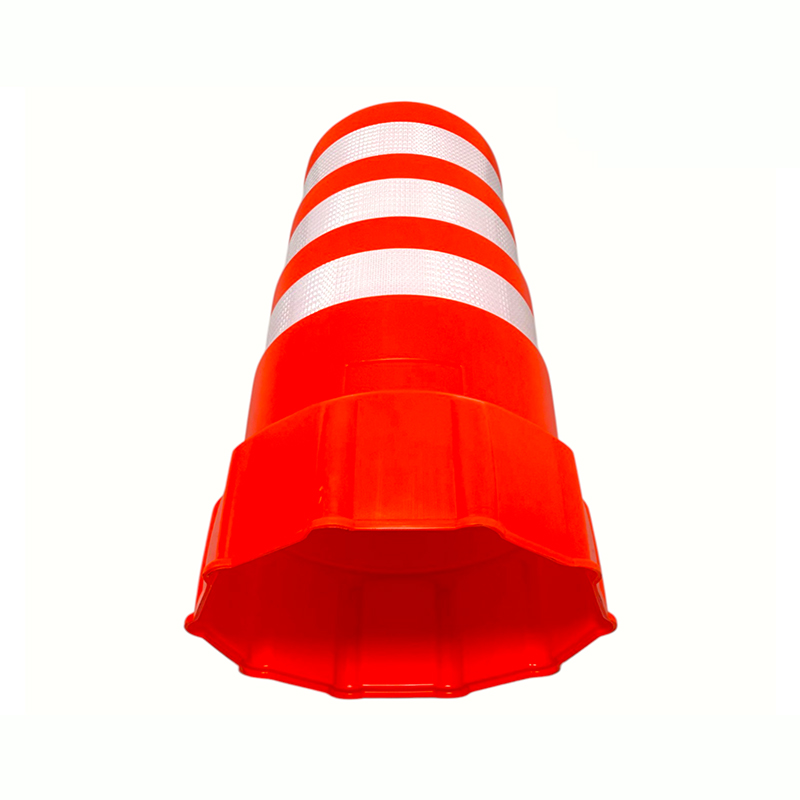 Wytrzymała plastikowa lufa ostrzegawcza z obciążoną gumową podstawą