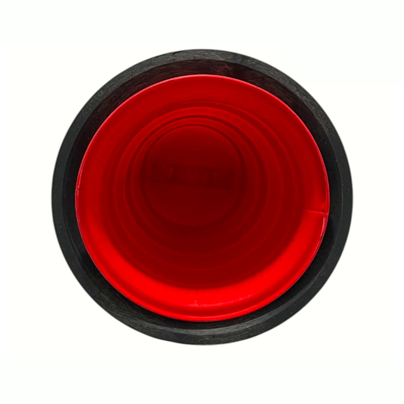 Wytrzymała plastikowa lufa ostrzegawcza z obciążoną gumową podstawą
