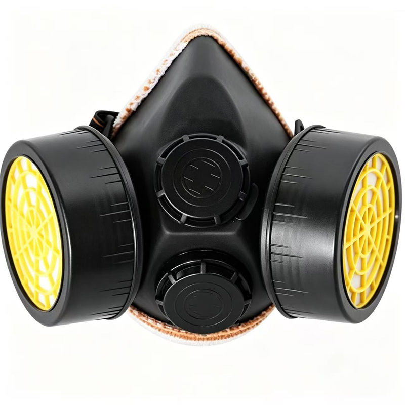 Respirator oczyszczający powietrze z podwójnym filtrem TPR, niezasilany