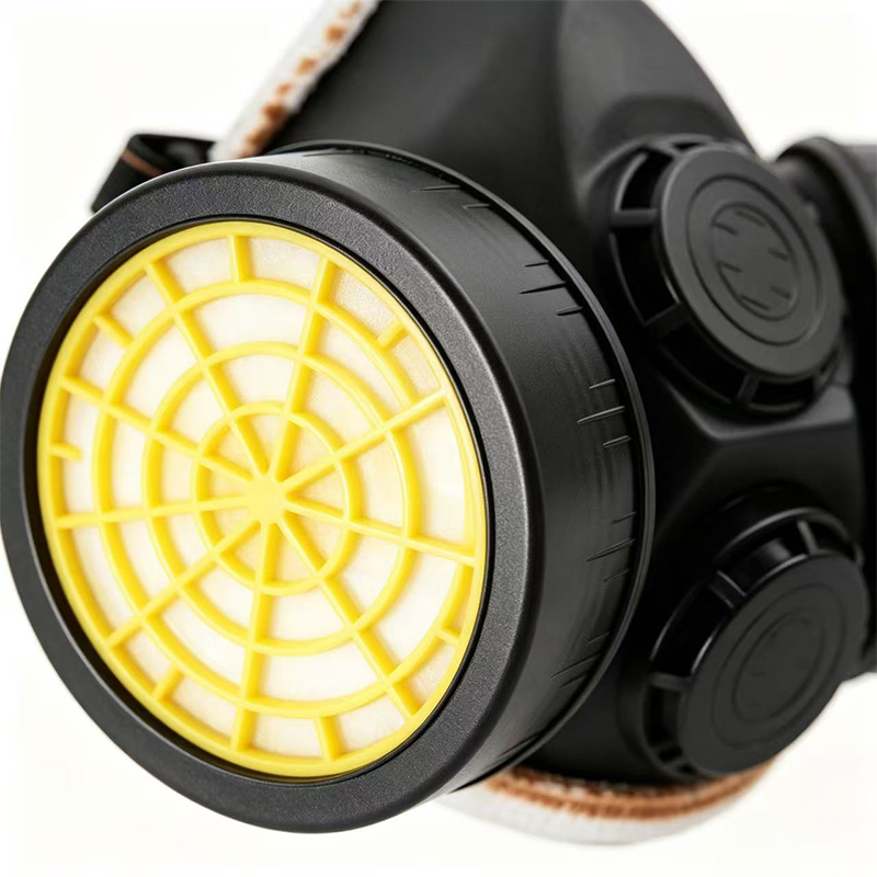 Respirator oczyszczający powietrze z podwójnym filtrem TPR, niezasilany