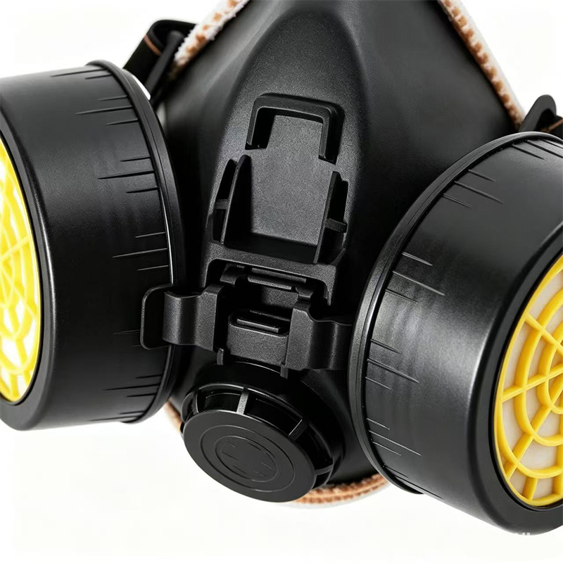 Respirator oczyszczający powietrze z podwójnym filtrem TPR, niezasilany