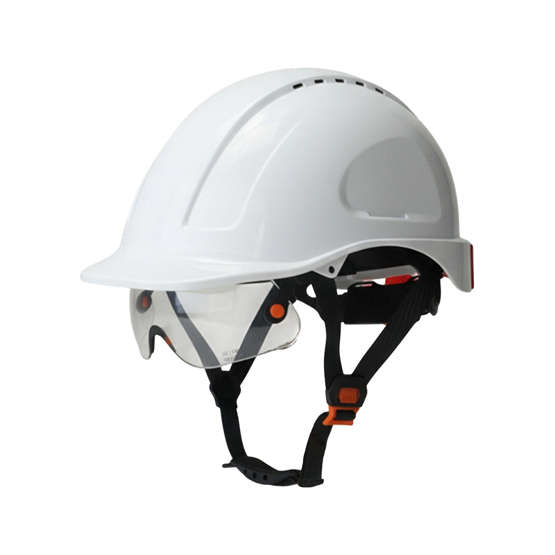 Kask z goglami ze zintegrowanym chowanym wizjerem Kask z goglami ze zintegrowanym chowanym wizjerem