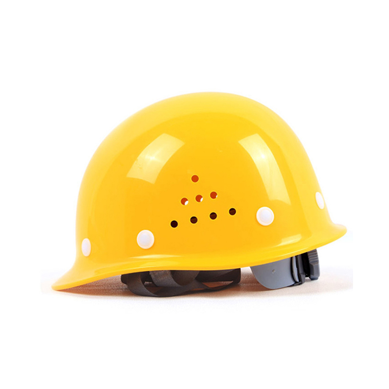 Ergonomiczny hełm ochronny z ABS, typu FRP, z 16 otworami wentylacyjnymi