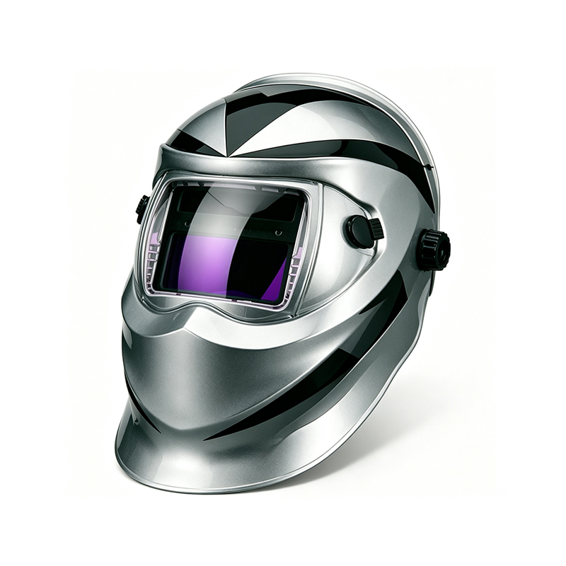 Solar Auto-Darkening Digital Welding Helmet with Touch Screen Controls