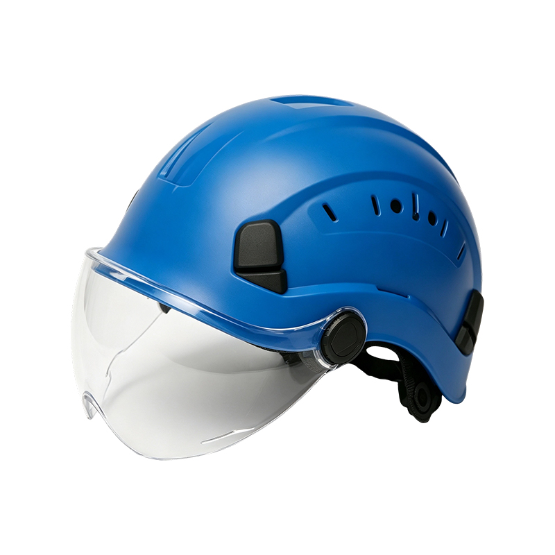 Kask z goglami ze zintegrowanym chowanym wizjerem Kask z goglami ze zintegrowanym chowanym wizjerem