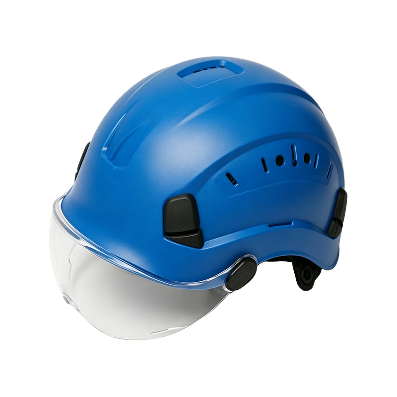 Kask z goglami ze zintegrowanym chowanym wizjerem Kask z goglami ze zintegrowanym chowanym wizjerem