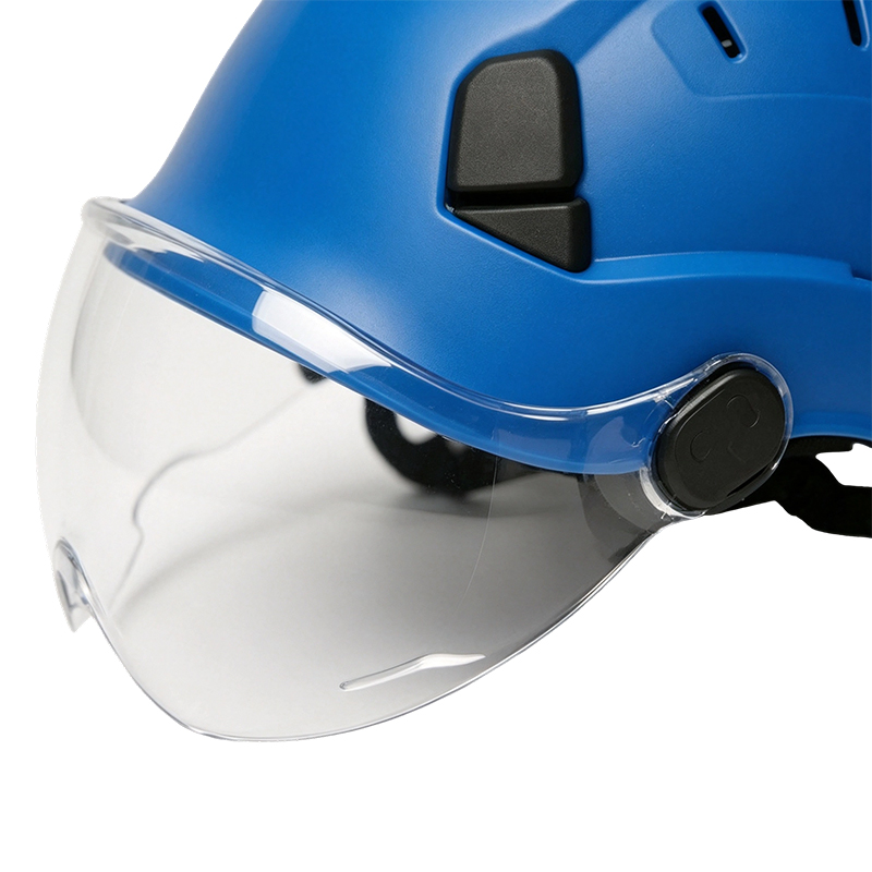 Kask z goglami ze zintegrowanym chowanym wizjerem Kask z goglami ze zintegrowanym chowanym wizjerem
