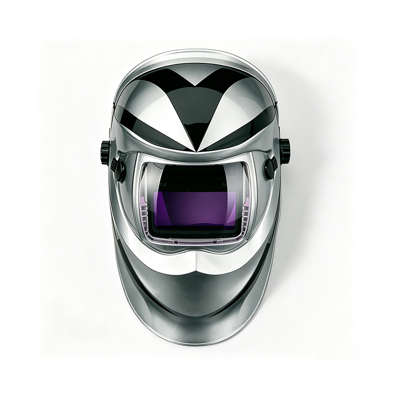Solar Auto-Darkening Digital Welding Helmet with Touch Screen Controls