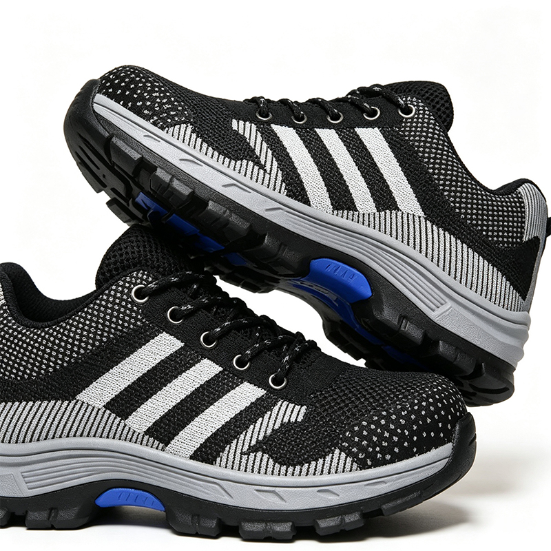Oddychające buty ochronne ze stalowymi noskami i włókniną