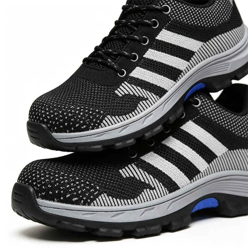 Oddychające buty ochronne ze stalowymi noskami i włókniną